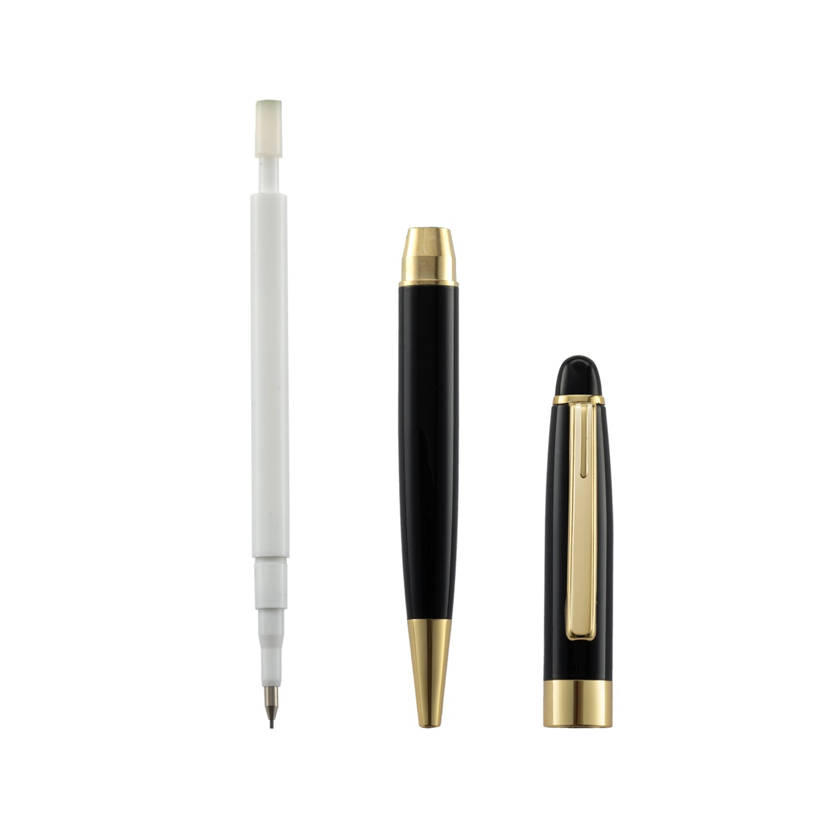 Metal-powered rotary pencil, suitable for drawing and exams.