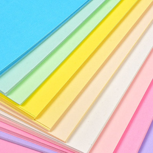 Macaron cardboard, 4K green colored paper, 8K large sheets of cardboard, plain white cardboard