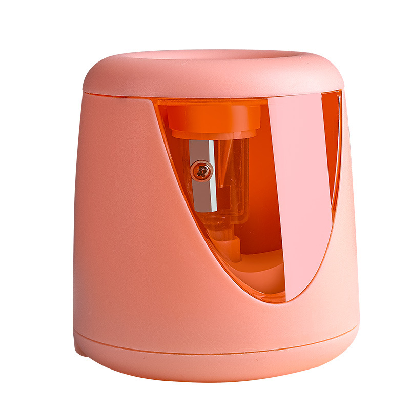 Fully automatic pencil sharpener with lead-reloading mechanism