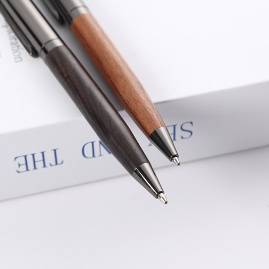 Business wooden pen, high-quality rosewood metal pen, ballpoint pen