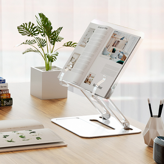 Multifunctional Acrylic Reading Stand Desktop Lifting Tablet Stand for Children and Students