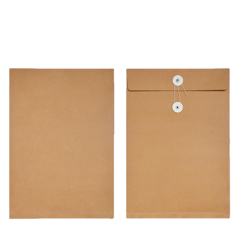 Thickened kraft paper file folder, blank document folder, A4 document folder, paper office storage, drawing folder
