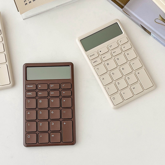 Minimalist Calculator, 12-digit Portable Calculator for Office Use, Exams, Daily Life, Finance, and Accounting