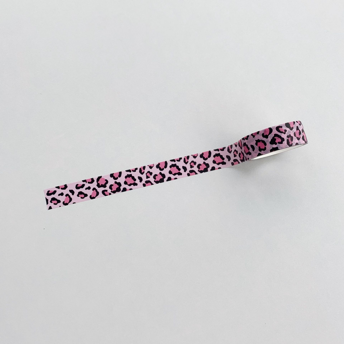 Milk-patterned leopard print washi tape, marble pattern DIY journal/diary