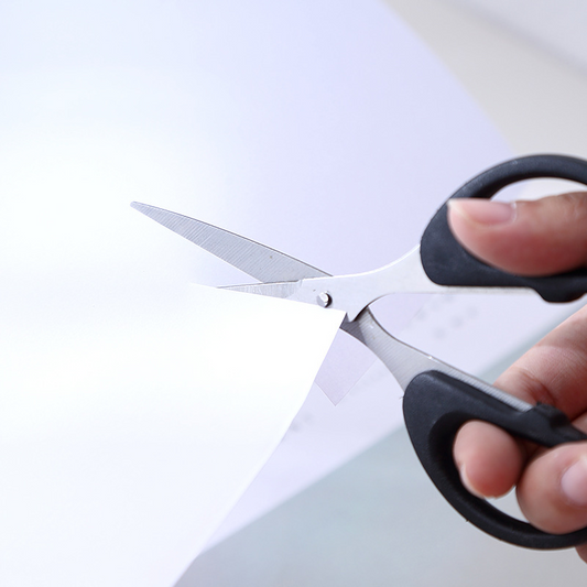 Stainless steel scissors, tailor scissors, office/student craft scissors, paper cutting scissors, safe children's paper cutting knife