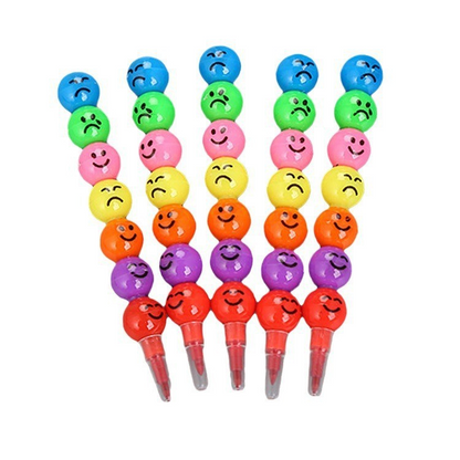 Rock sugar haws, pencils, seven-section crayons, colorful paint brushes for drawing