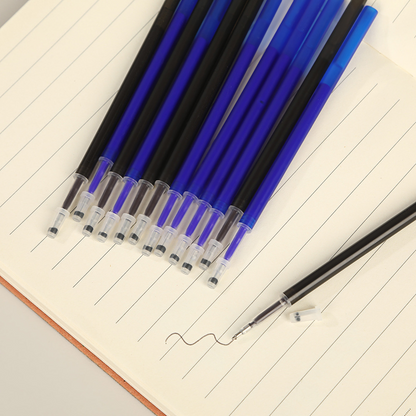 Cryolite-blue carbon black thermal erasable pencil refill