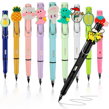Cute cartoon pencils are not easy to break and do not need to be sharpened; they are HB pencils.