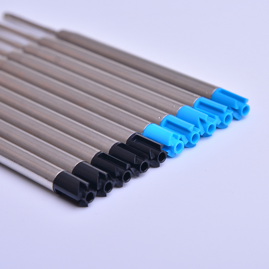 Metal pen refills, metal ballpoint pen refills