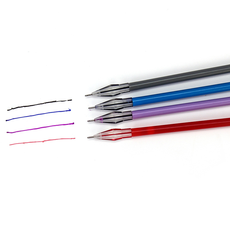 Neutral pen refills, candy-colored gel pens, and replacement refills for pens.