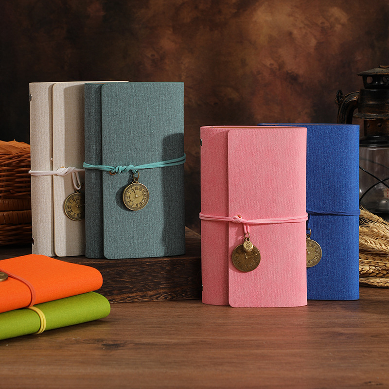 Creative bandage-style notebook, a vintage style notebook – the perfect gift for students or as a journal.
