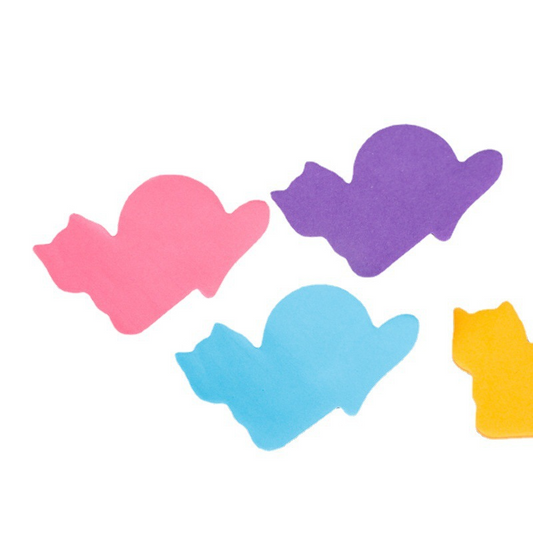 Stickery with cartoon cat design