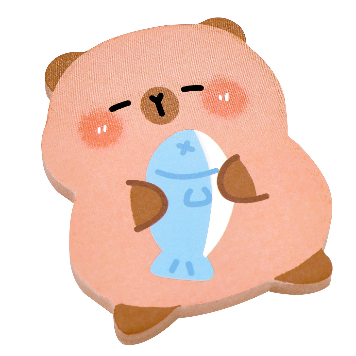 Kapibara-shaped sticky notes