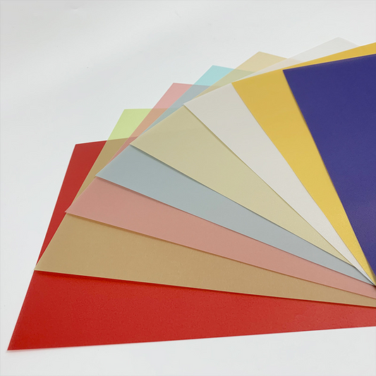 Colored sulfuric acid cardboard, colored tracing and drawing transfer paper, translucent butter paper, colored sulfuric acid paper