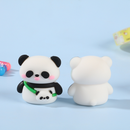 Panda-shaped, clean, non-toxic and dust-free eraser