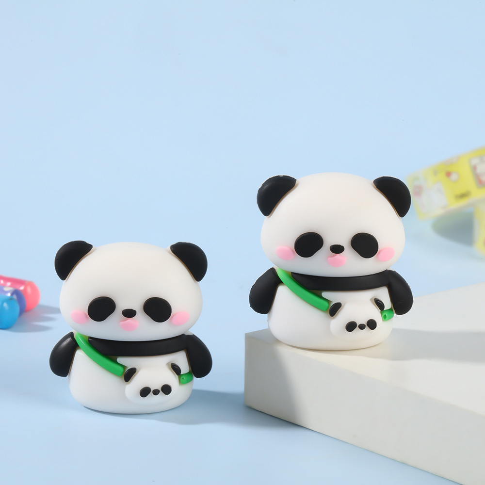 Panda-shaped, clean, non-toxic and dust-free eraser