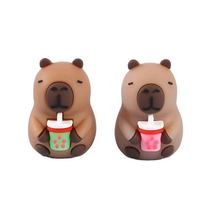 Kapibara-style eraser with minimal dust generation