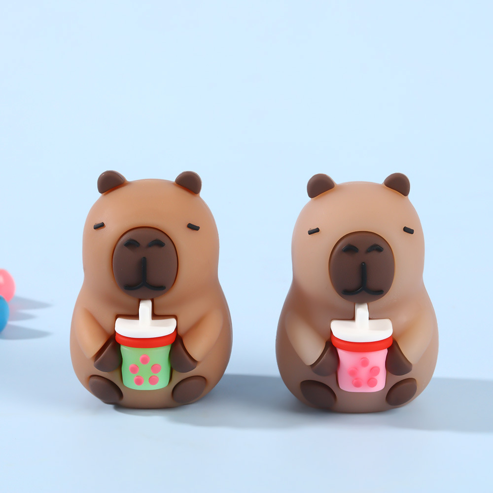 Kapibara-style eraser with minimal dust generation