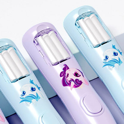 Electric erasers leave no marks, produce little dust, and are easy to use.