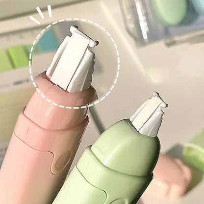 Cat-claw-shaped correction tape – anti-drop, smooth to use, cute in design, and large-capacity; a simple and practical eraser/tape combination.