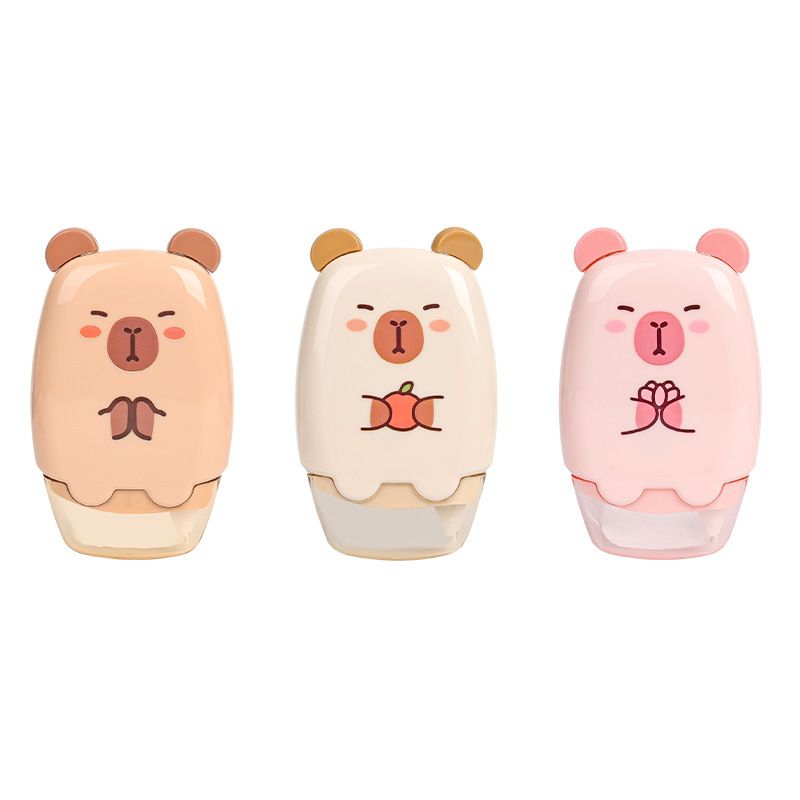 Kapibara correction tape – large capacity, stylish design, and excellent appearance.