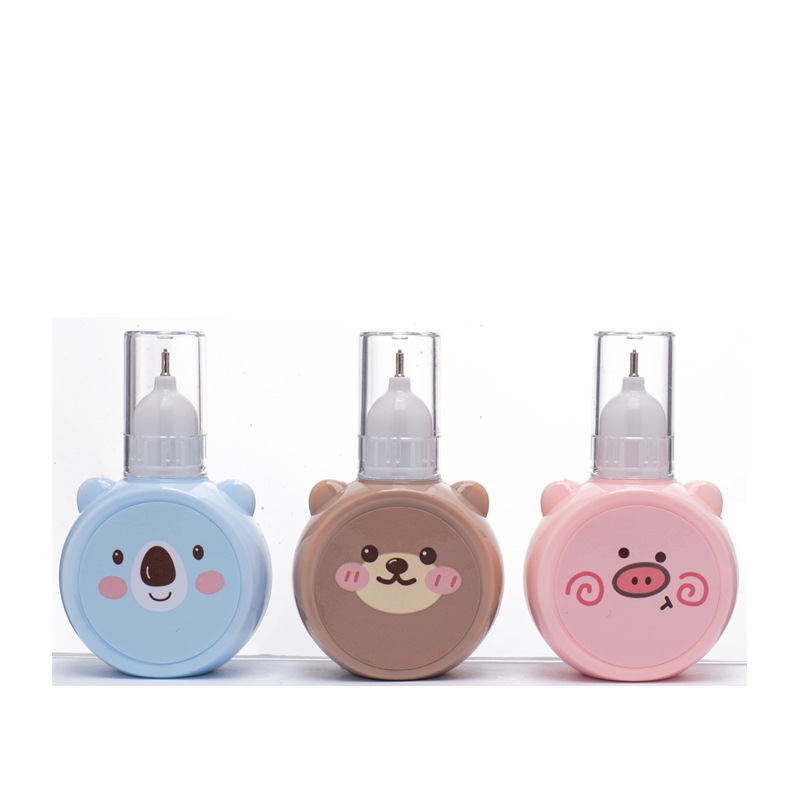 Removal and correction liquid – fast-drying, student-sized, large-capacity, cute design, in bottle format