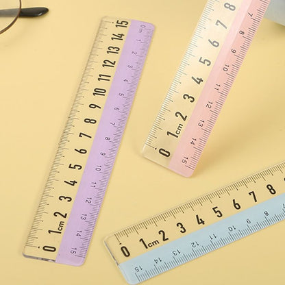 15-cm transparent ruler for wave measurement and drawing purposes