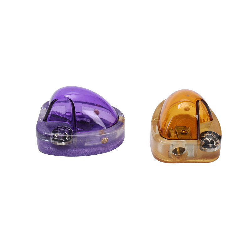 Glue-dropping technique pencil sharpener – small, colorful, single-hole, classic pencil holder