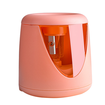 Fully automatic pencil sharpener with lead-reloading mechanism