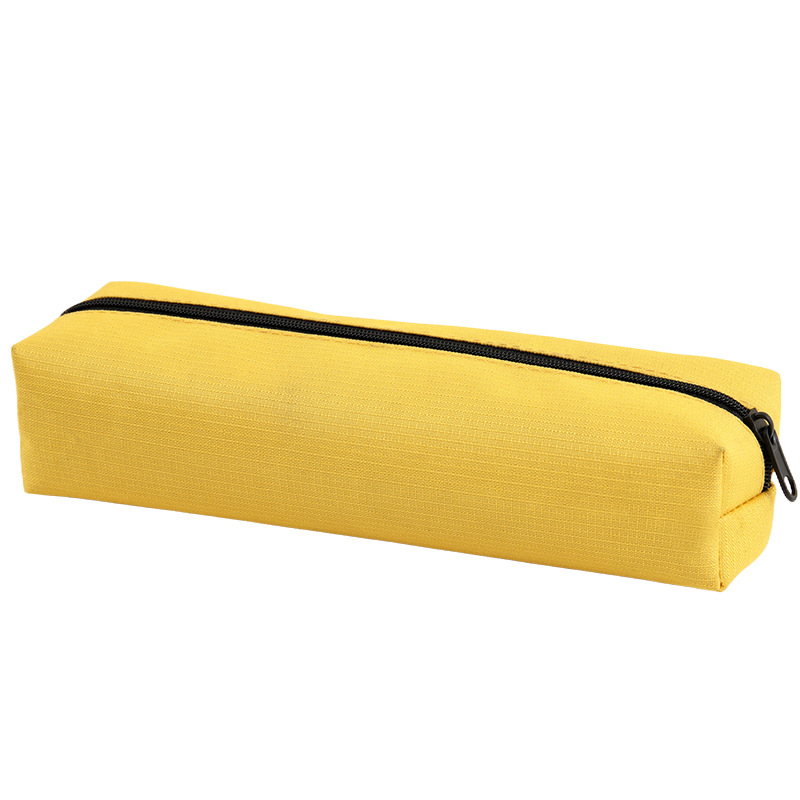 Student minimalist Oxford cloth pencil case, large capacity pencil case, wholesale, compact back-to-school stationery bag