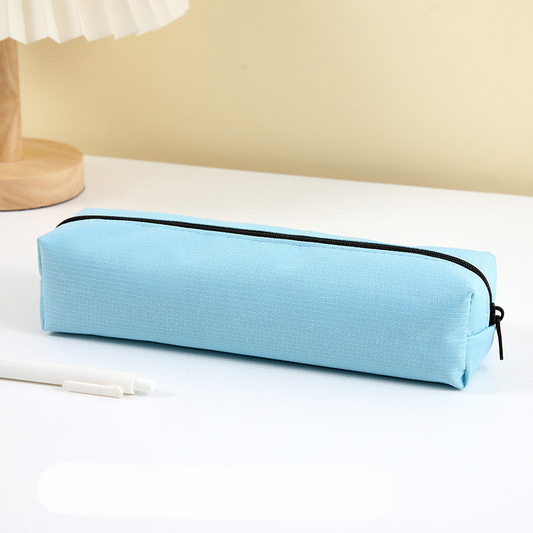 Student minimalist Oxford cloth pencil case, large capacity pencil case, wholesale, compact back-to-school stationery bag