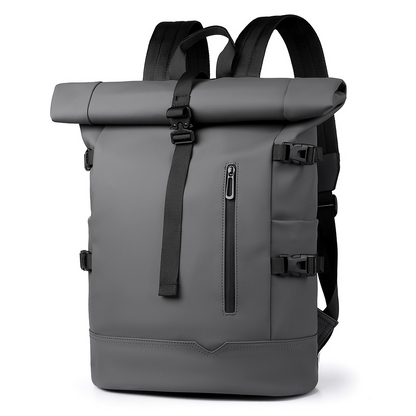 New men's backpack, large capacity, business commuter laptop backpack, casual travel bag