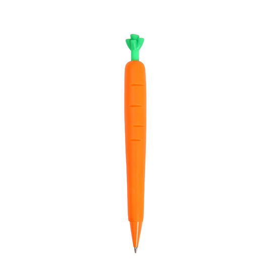 Simulated carrot-shaped mechanical pencil