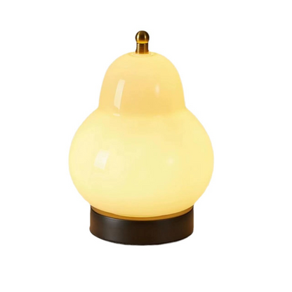 Creamy Pear Table Lamp, Creative Living Room Rechargeable Portable Atmosphere Personalized Birthday Gift Bedside Night Light