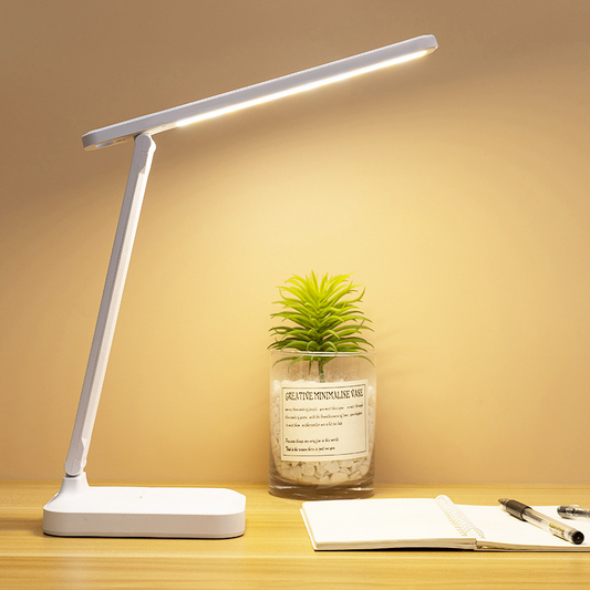 LED desk lamp, eye-protecting, touch-sensitive, dimming, suitable for desks, student dormitories, children's bedrooms, bedside tables, and as a gift.