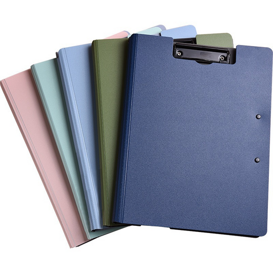Double-sided flip-style office A4 document organizer, student writing clip, book clip, foam clip.