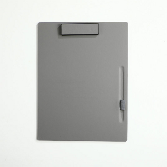 A4 Business Meeting Clipboard Manager Folder Sticker Notepad Writing Pad Thick Leather Sign-out Clip