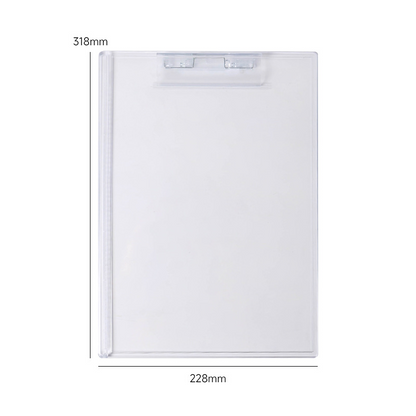 Acrylic folder transparent A4 clipboard multi-functional clipboard student writing mat test paper clip