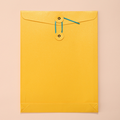 High-end colored pearlescent paper A4 document folder, file folder, thickened large capacity clothing packaging paper bag