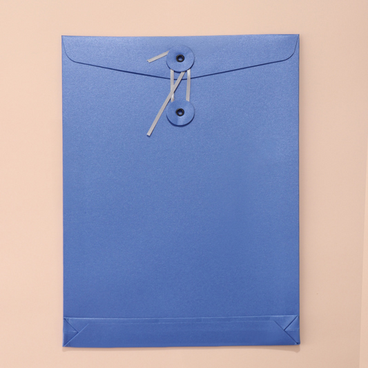High-end colored pearlescent paper A4 document folder, file folder, thickened large capacity clothing packaging paper bag