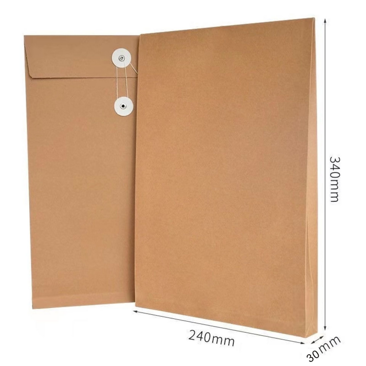 Thickened kraft paper file folder, blank document folder, A4 document folder, paper office storage, drawing folder