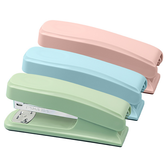 Morandi color labor-saving stapler small portable binding machine student stapler office