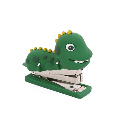 Cute little dinosaur cartoon stapler, mini creative stapler, portable #10 stapler