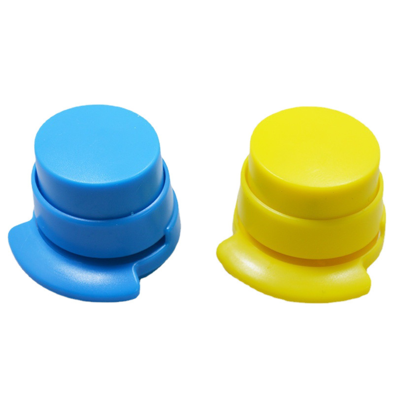 Environmentally friendly needleless stapler, staple-free office and school supplies