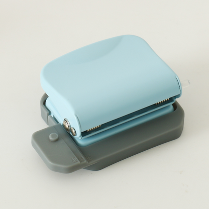6-hole loose-leaf notebook hole punch, small hole punch for student journals, six-hole paper hole punch, creative office supplies.
