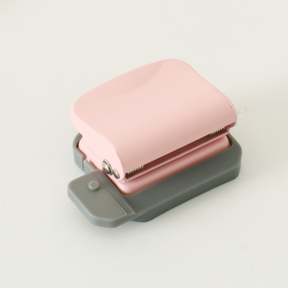 6-hole loose-leaf notebook hole punch, small hole punch for student journals, six-hole paper hole punch, creative office supplies.