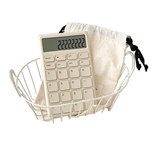 Minimalist Calculator, 12-digit Portable Calculator for Office Use, Exams, Daily Life, Finance, and Accounting