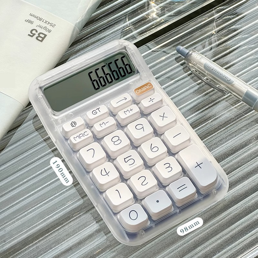 Cute keyboard calculator for financial accounting, voice control, student use, high-value portable computer for office work