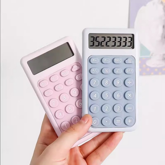 A stylish and affordable calculator for office use, perfect for students and the internet, a cute mini calculator.