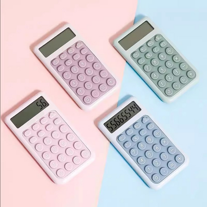 A stylish and affordable calculator for office use, perfect for students and the internet, a cute mini calculator.